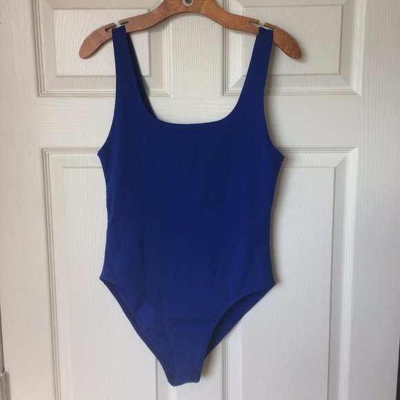 Zara Other - NWT Zara Women's Blue 1-Piece Swimsuit Size L